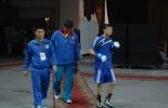 Kazakhstan boxer before his bout